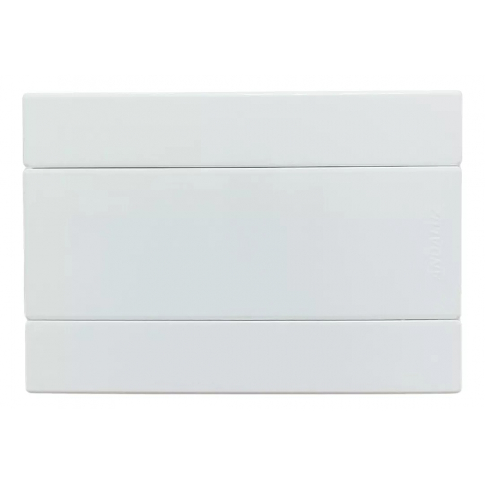 Quadro de Distribuição de Pvc Sobrepor 8 Disjuntores Din Sem Barramento - Andaluz#SIMONLEX#