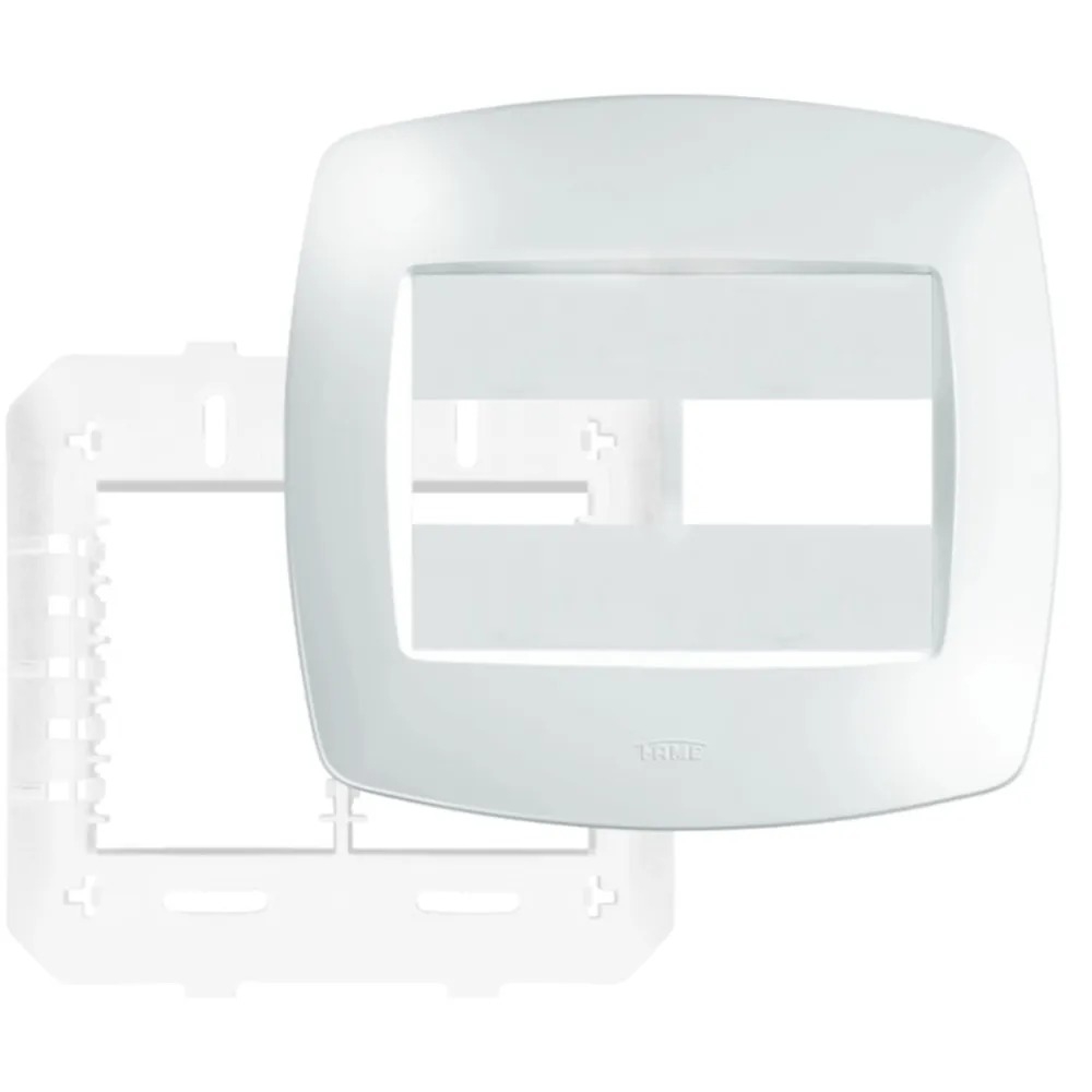 Fame Elegance Placa 4X4 2 Modulo C/ Suporte#SIMONLEX#