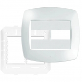 Fame Elegance Placa 4X4 2 Modulo C/ Suporte#SIMONLEX#