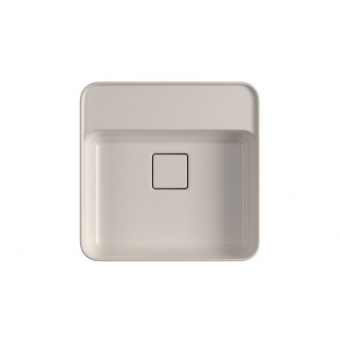 Cuba Semiencaixe Quadrada Com Mesa 40cm Slim - Barbante - Deca#SIM#