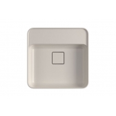 Cuba Semiencaixe Quadrada Com Mesa 40cm Slim - Barbante - Deca#SIM#