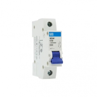 Disjuntor Unipolar Din 32A C Mdw 3kA - Weg#SIMONLEX#