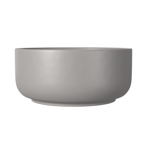 Cuba Redonda De Apoio 30cm Slim - Cinza Antracite - Deca#SIM#