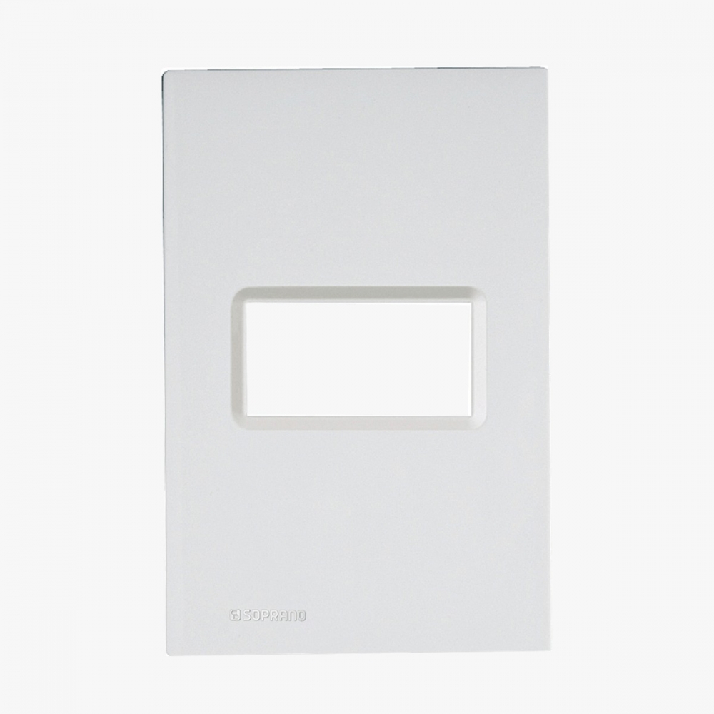 Placa 4x2 1 Modulo Horizontal S/ Suporte Delta - Soprano#SIMONLEX#