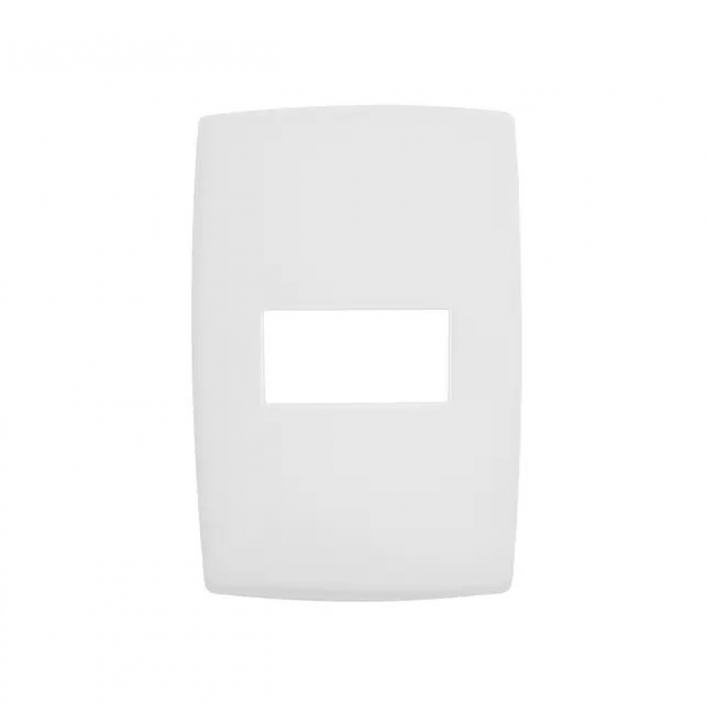 Placa 2x4 branco 1 Seção Horizontal Pial Plus - Legrand#SIMONLEX#