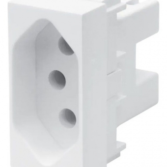 Fame Elegance Modulo Tomada 2P+T PB 10A#SIMONLEX#