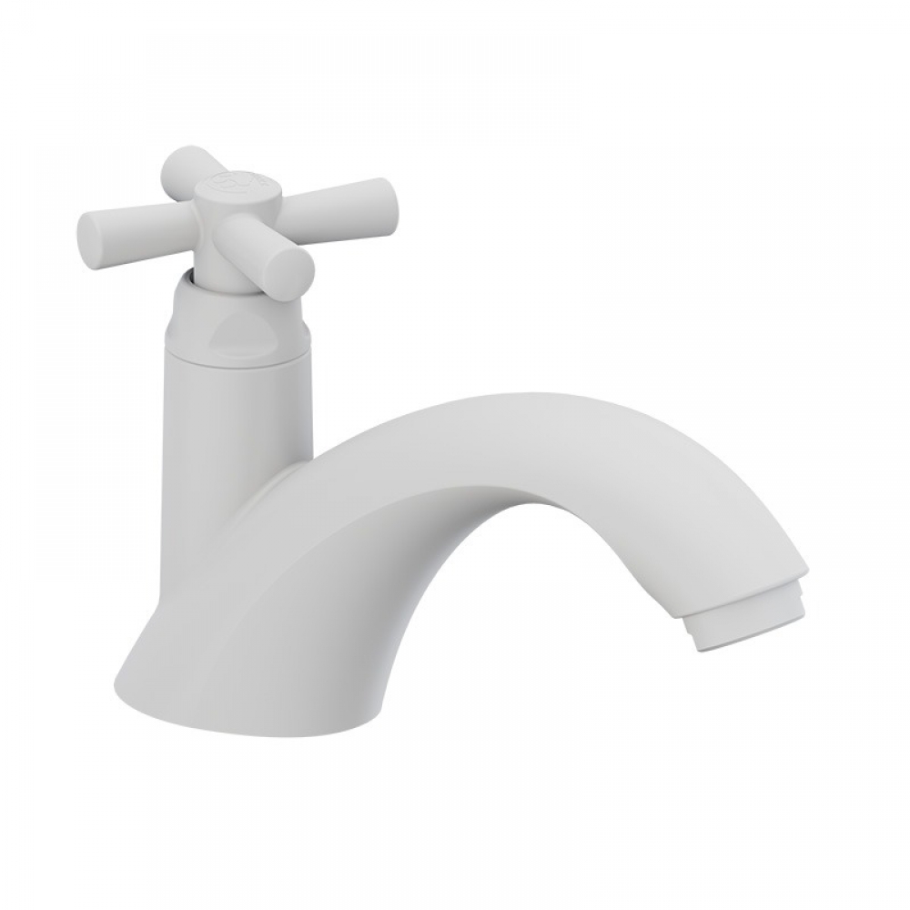 Torneira Lavatório Mesa Cross Branca 1/2 - Tigre#SIMONLEX#