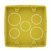 Caixa De Luz pvc 4 X 4 Amarela - Tigre#SIMONLEX#