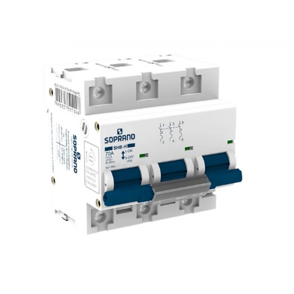 Disjuntor Unipolar DIN 125A 10KA – Soprano#SIMONLEX#