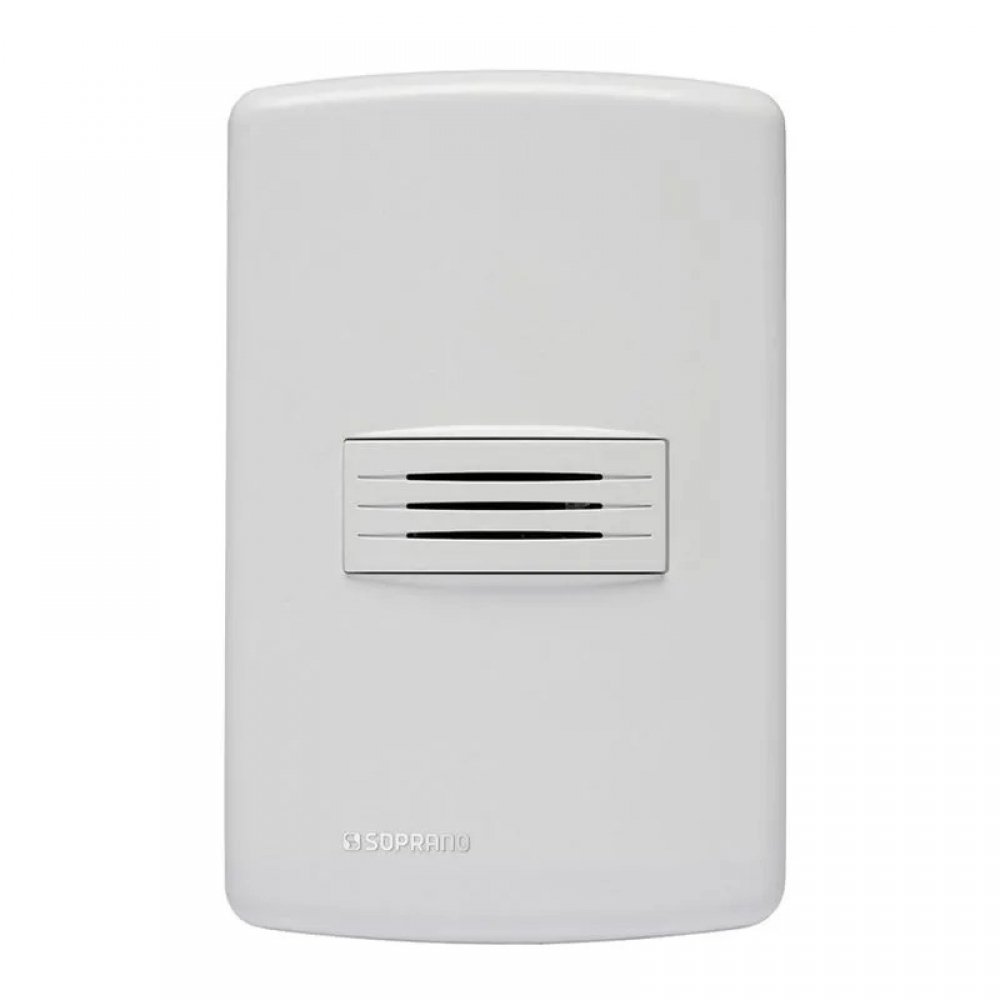 Duale Cigarra Eletrônica Branca Bivolt 4X2 - Soprano#SIMONLEX#