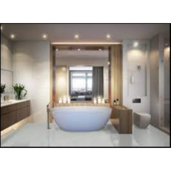 Porcelanato Polido 106,5x106,5 Copan - Off White - Villagres#SIMONLEX#