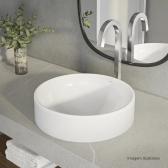 Cuba De Sobrepor Redonda 400mm Branco - Deca#SIM#