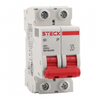 Disjuntor Bipolar Din B 20A 3kA - Steck#SIMONLEX#