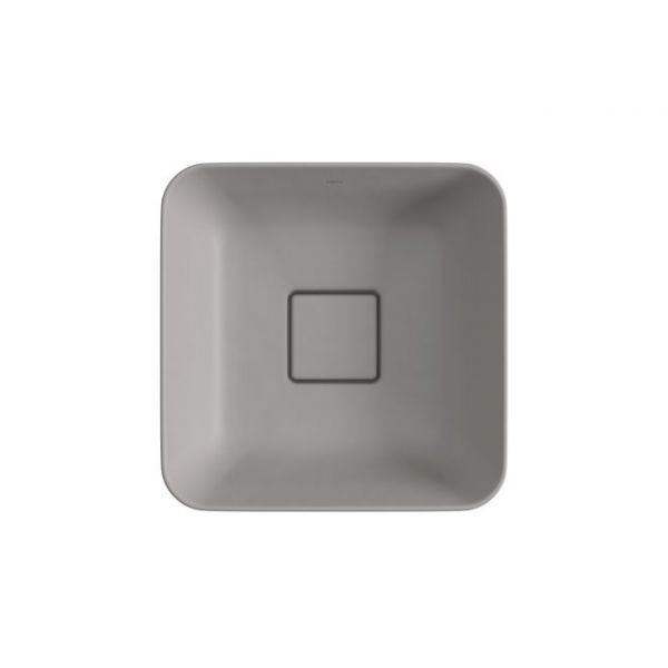 DECA CUBA SOBREPOR QUADRADA 30CM CINZA ANTRACITE#SIM#