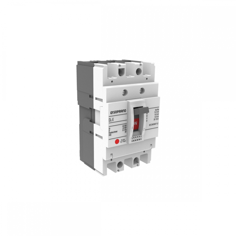 Disjuntor Tripolar 80A Caixa Moldada 70kA 230vca - Soprano#SIMONLEX#