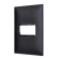 Placa 4X2 1 Posto Horizontal Sem Suporte Pial Plus - Preto#SIMONLEX#