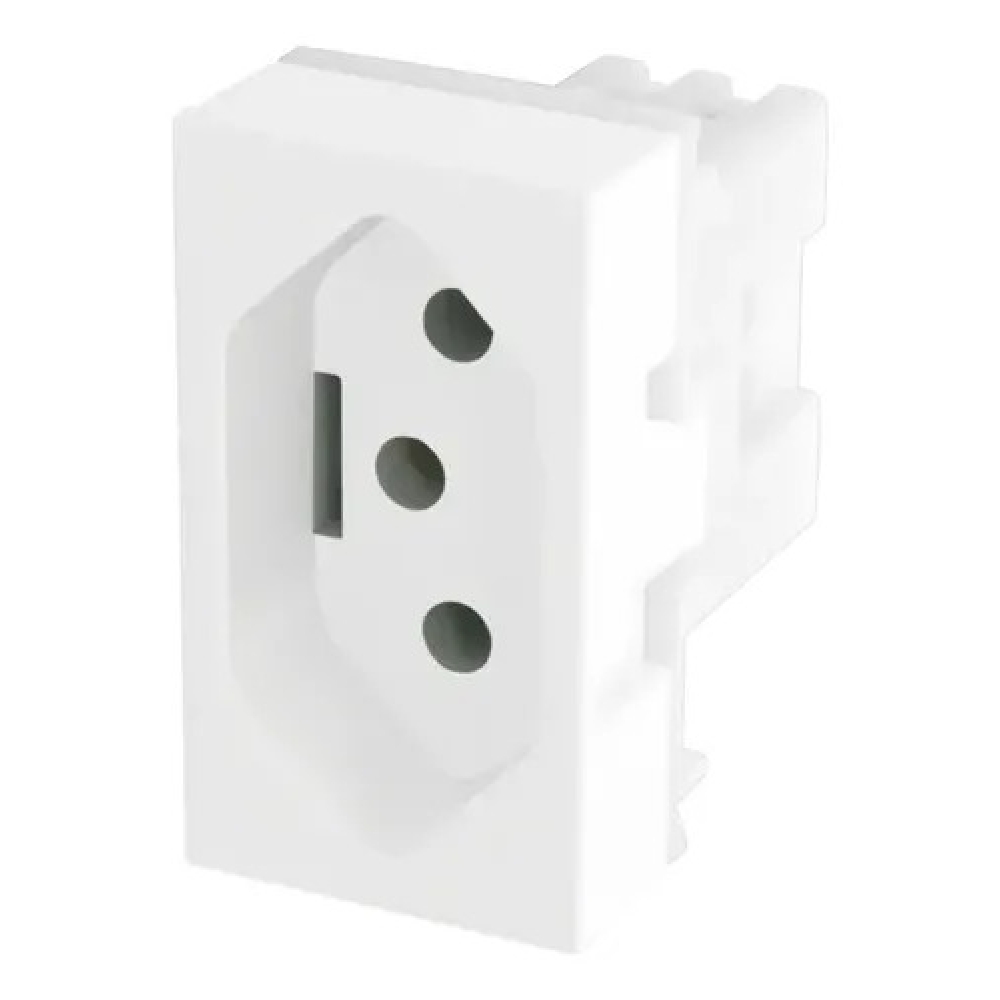 Fame Evidence Módulo Tomada 2P+T 10A Modulare Blanc+#SIMONLEX#