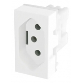 Fame Evidence Módulo Tomada 2P+T 10A Modulare Blanc+#SIMONLEX#