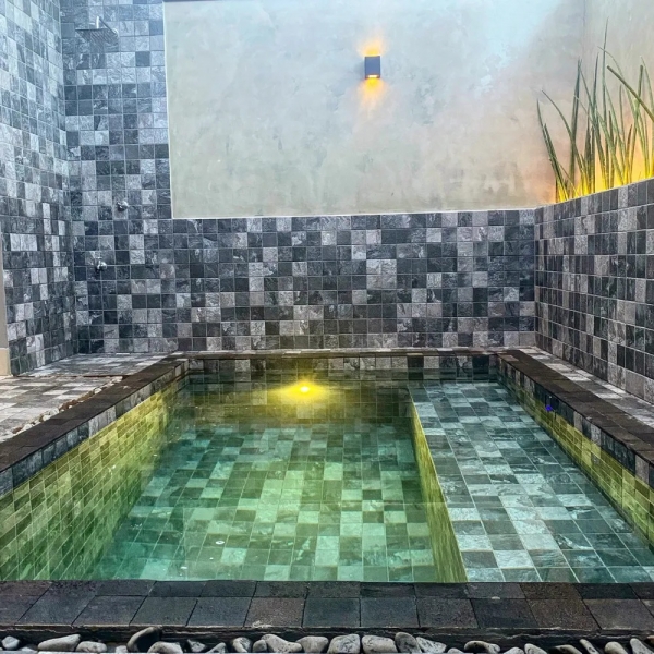 Revestimento 10X10 Ardosia Black Mesh Ma Acetinado - Caixa Com 1,92 m2 - Eliane#SIMONLEX#