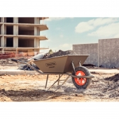 Carrinho De Mão Extraforte C/Caçamba Met. Cinza 65L, Braço Met. E Pneu Maciço - Tramontina#SIMONLEX#