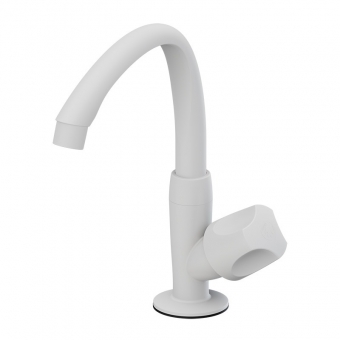 Torneira Cozinha Mesa Alta Móvel Orbe Branca 1/2 - Tigre#SIMONLEX#