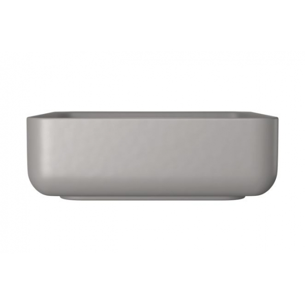 Cuba Quadrada De Apoio 40cm Slim - Soft Antracite - Deca#SIM#