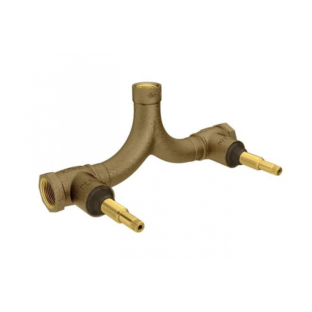 Base Misturador Chuveiro Entrada Horizontal 3/4X1/2 DN20 - Deca#SIM#