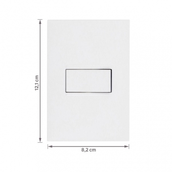 Conjuto Interruptor Simples 10A Pial Plus - Branco - Legrand#SIMONLEX#