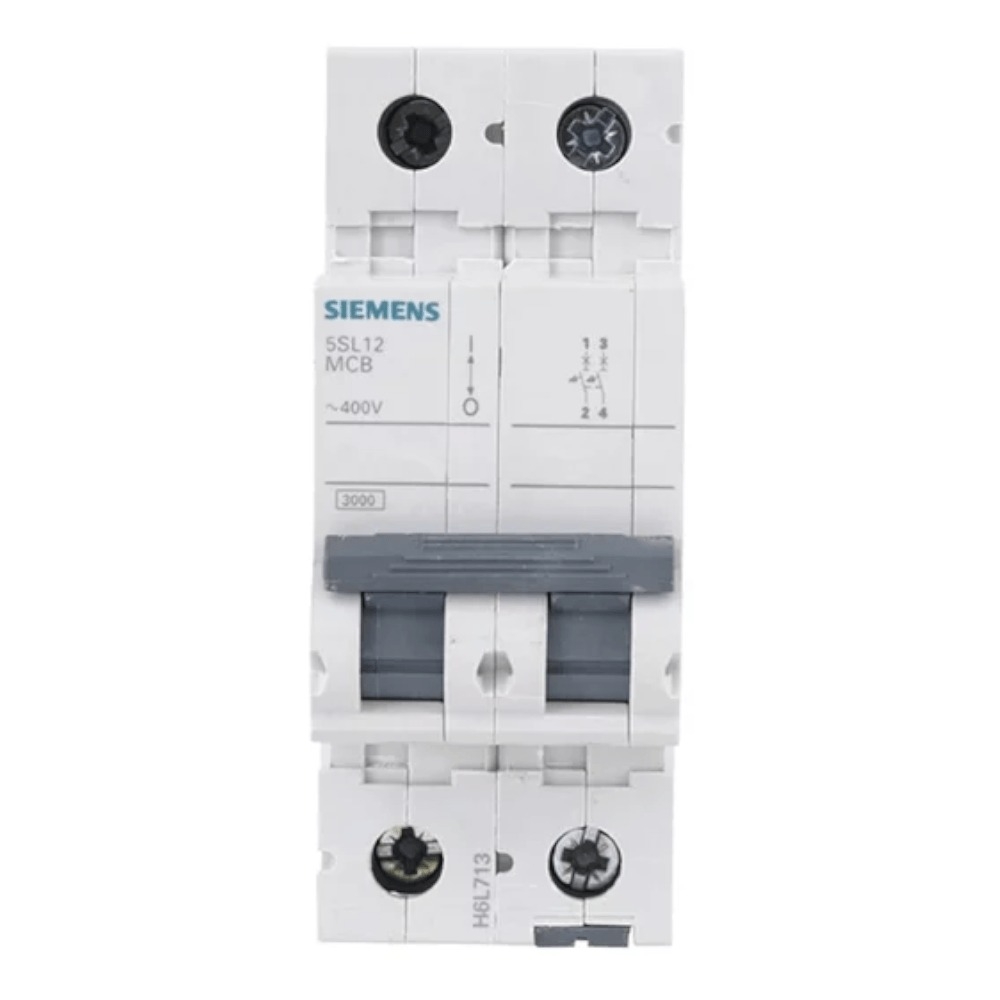 Disjuntor 5SL Din C Bipolar 20A - Siemens#SIMONLEX#