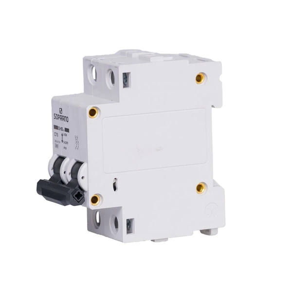 Disjuntor Bipolar 70A Din C Shb Gii 3kA - Soprano#SIMONLEX#