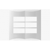 Brava Placa 4X4 6 Módulos Sem Suporte - Soprano#SIMONLEX#