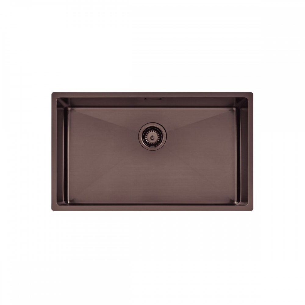 Cuba de Inox Quadrum 70x40x20,5 Black - Tramontina#SIM#