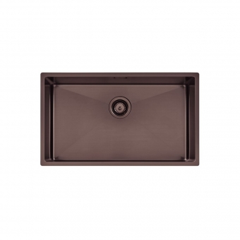 Cuba de Inox Quadrum 70x40x20,5 Black - Tramontina#SIM#