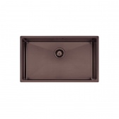 Cuba de Inox Quadrum 70x40x20,5 Black - Tramontina#SIM#