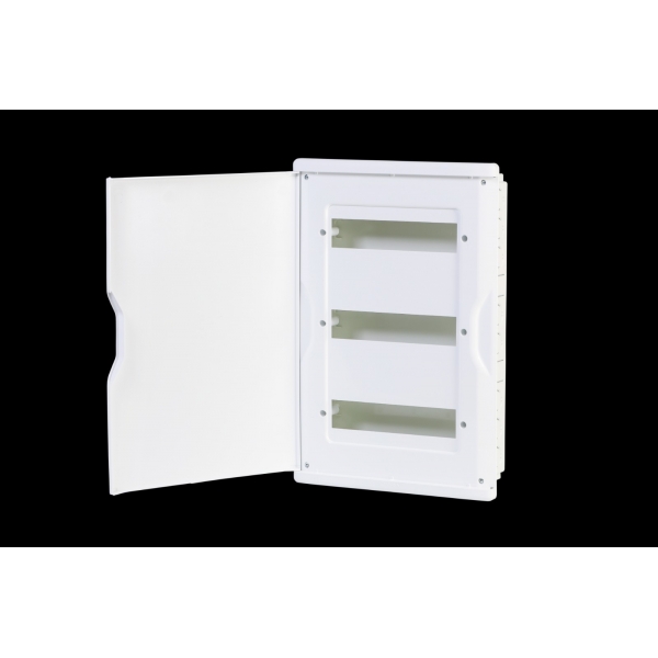 Quadro de Distribuição de Pvc Embutir Branco 3/4 Disjuntores Sem Barramento - Krona#SIMONLEX#
