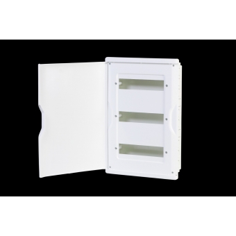 Quadro de Distribuição de Pvc Embutir Branco 3/4 Disjuntores Sem Barramento - Krona#SIMONLEX#