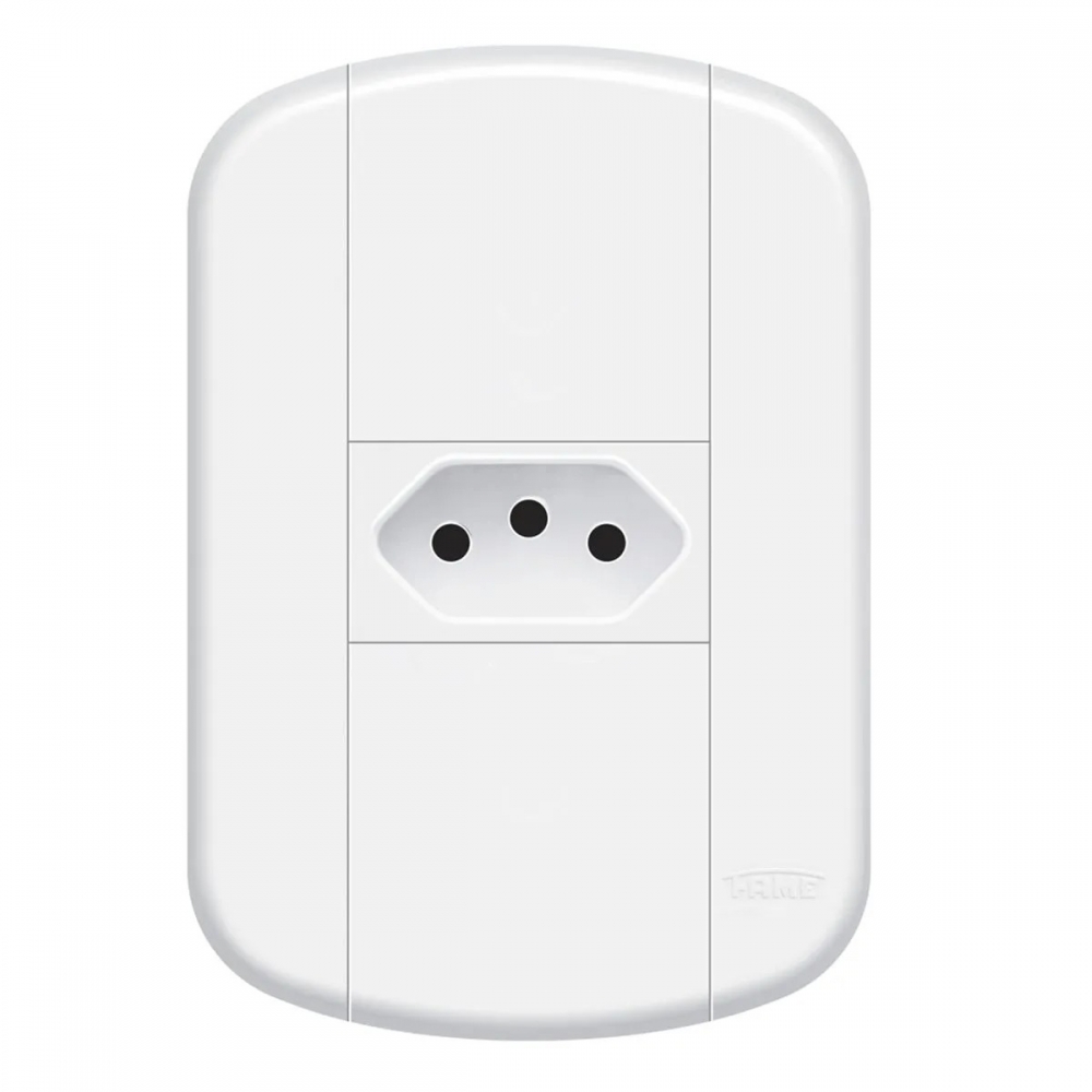 Fame Blanc + Tomada Padrao 2PT 20A CP#SIMONLEX#