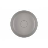 Cuba Redonda De Apoio 30cm Slim - Cinza Antracite - Deca#SIM#