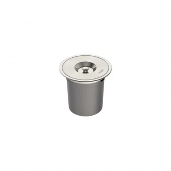 Lixeira Clean Round Aço Inox Embutir 5L - Tramontina#SIM#