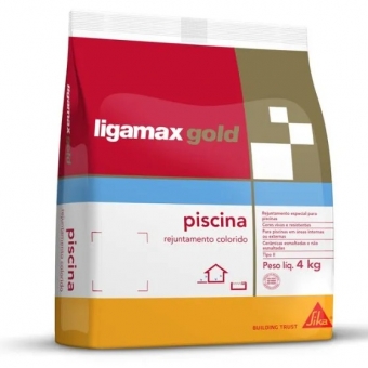 Rejunte Para Piscina Azul Claro 4kg - Eliane#SIMONLEX#