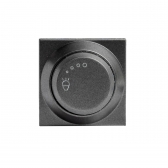 Modulo Dimmer Rotativo Bivolt 2M Carbono Metalico Delta - Soprano#SIMONLEX#