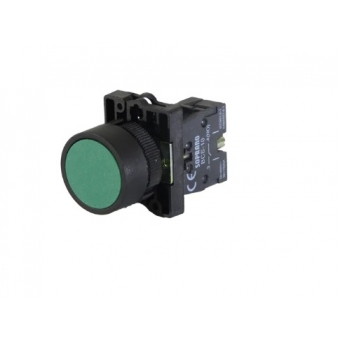Botão Pulsador Verde C/Bloco - Soprano#SIMONLEX#