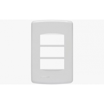 Duale Placa 4X2 3 Módulos Sem Suporte - Soprano#SIMONLEX#