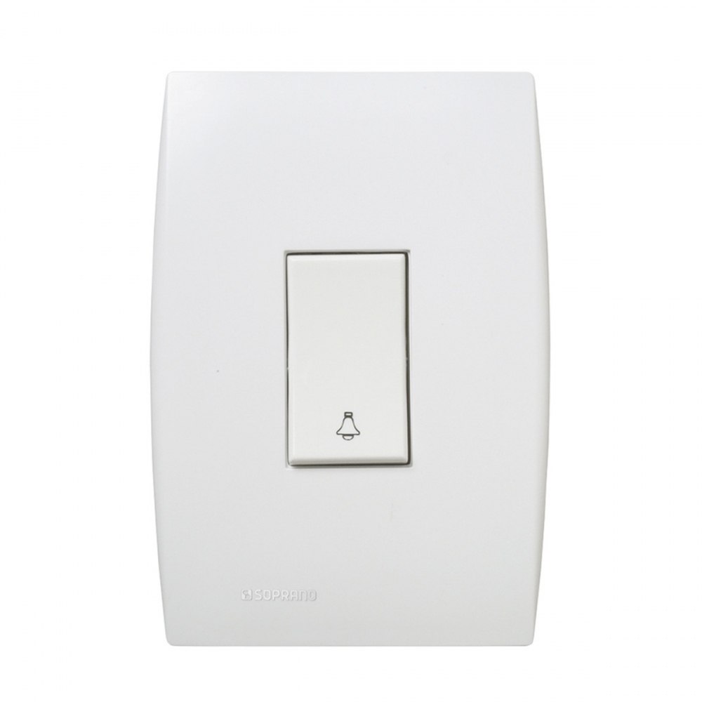 Interuptor 1s Pulsador Campainha 10a Ilus - Soprano#SIMONLEX#