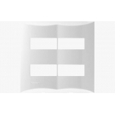 Brava Placa 4X4 2+2 Módulo Separado Sem Suporte - Soprano#SIMONLEX#