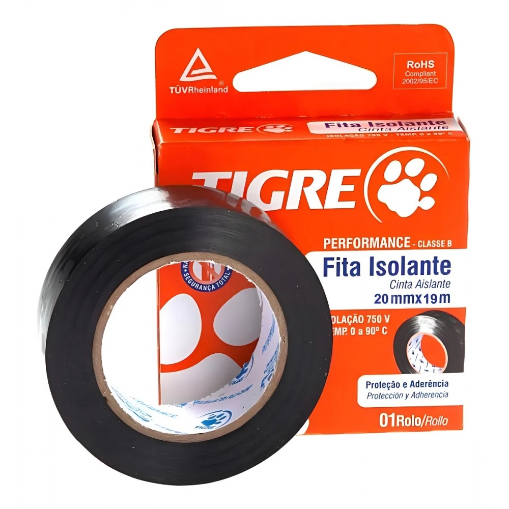 Fita Isolante 20 metros Performance - Tigre#SIMONLEX#
