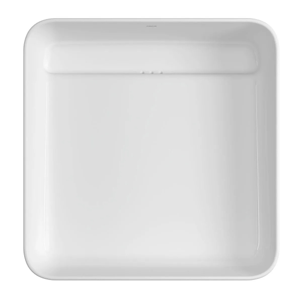 Cuba Quadrada De Apoio Com Válvula 40cm Slim - Branca - Deca#SIM#