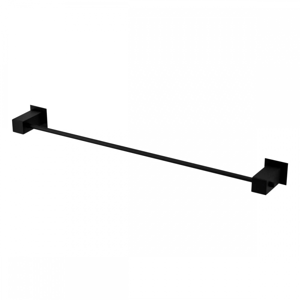 Porta Toalha Reto Bella 541MM 4400 BK220 - Preto Fosco - Fani#SIMONLEX#
