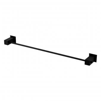 Porta Toalha Reto Bella 541MM 4400 BK220 - Preto Fosco - Fani#SIMONLEX#