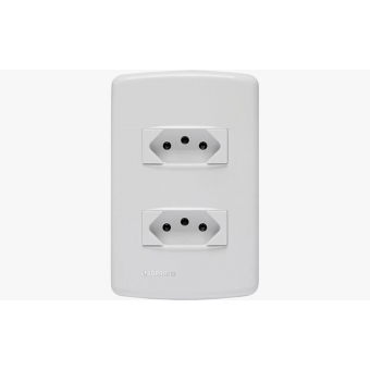 Duale Tomada Dupla 10A - Soprano#SIMONLEX#